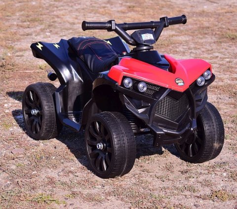 Quad na akumulator, miękkie koła EVA, miękkie siedzenie, dwa akumulatory, dźwięki/RBT570