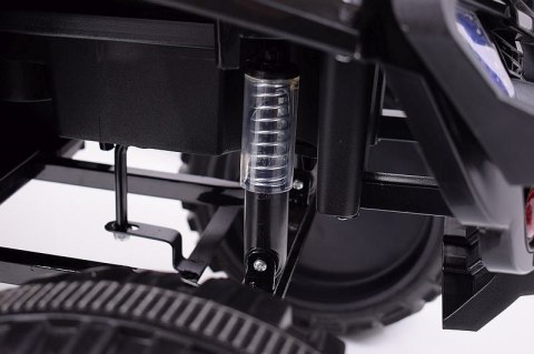 MEGA WIELKI QUAD 24 V, 2X100W, AMORTYZATORY, MIĘKKIE KOŁA, RADIO/0909-24V