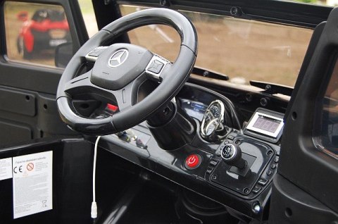 MERCEDES G63 AMG DWA SILNIKI, OTWIERA DRZWI MOCNY, MIĘKKIE KOŁA/HL168