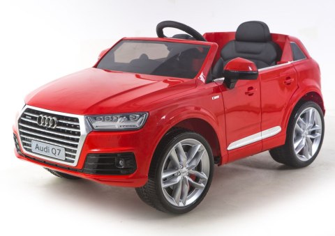 ORYGINALNE AUDI Q7 DWA SILNIKI, AMORTYZATORY, PILOT, MIĘKKIE KOŁA, PRAWDZIWE RADIO