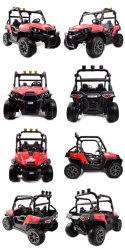 MEGA BUGGY UTV DLA 2 DZIECI, 4 SILNIKI, MIĘKKIE SIEDZENIE, MIĘKKIE KOŁA/7988-HIGH