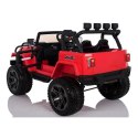 MEGA JEEP 4X4 Z REDUKTOREM NAPĘDU EXCLUSIVE, WOLNY START,MIĘKKIE KOŁA, 2x12V 10 Ah/WXE1688