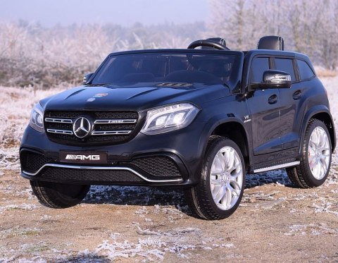 MERCEDES GLS 63, 4 SILNIKI, 2X12 V, MIĘKKIE KOŁA, MIĘKKIE SIEDZENIE, KLIMATYZACJA DLA 2 DZIECI/HL228
