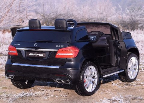 MERCEDES GLS 63, 4 SILNIKI, 2X12 V, MIĘKKIE KOŁA, MIĘKKIE SIEDZENIE, KLIMATYZACJA DLA 2 DZIECI/HL228