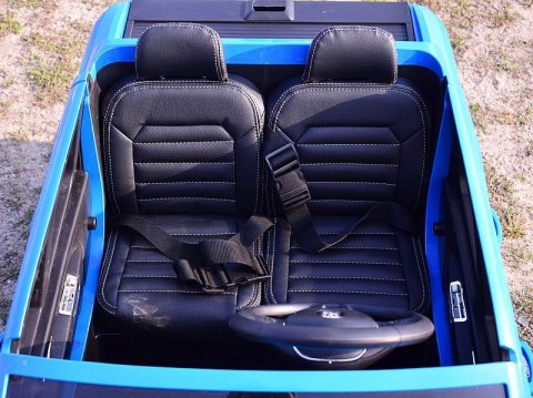 AUTO VW AMAROK 4X4,2X12V MIĘKKIE KOŁA, MIĘKKIE SIEDZENIE, WOLNY START, FUNKCJA BUJANIA/DMD298