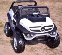 MERCEDES BENZ UNIMOG 4X4,12V14AH, AMORTYZATORY, MIĘKKIE KOŁA,MIĘKKIE SIEDZENIE SUPER OPCJA/UNIMOG