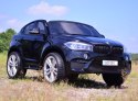 ORYGINALNE BMW X6M 2 OSOBOWE 2x120 WAT - W NAJLEPSZEJ WERSJI, MIĘKKIE SIEDZENIE, PILOT 2.4 GHZ, LAKIER/ 2168