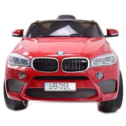 ORYGINALNE BMW X6M W NAJLEPSZEJ WERSJI, MIĘKKIE SIEDZENIE, PILOT 2.4 GHZ, LAKIER/ 2199