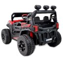 MEGA BUGGY RZR TURBO 12 V,4X4 180 W MEGA MOC, PILOT, MIĘKKIE SIEDZENIE, MIĘKKIE KOŁA, FUNKCJA BUJANIA, KLUCZYK /HC301