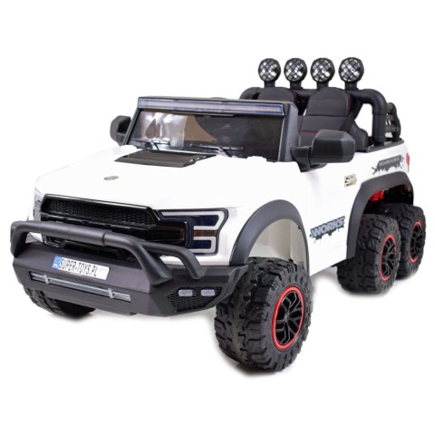 MEGA JEEP WORKS SIX 4X4, 2 X 12V MĘKKIE KOŁA, MIĘKKIE SIEDZENIE/JC003 MEGA JEEP WORKS SIX 4X4, 2 X 12V MĘKKIE KOŁA, MIĘKKIE SIEDZENIE/JC003