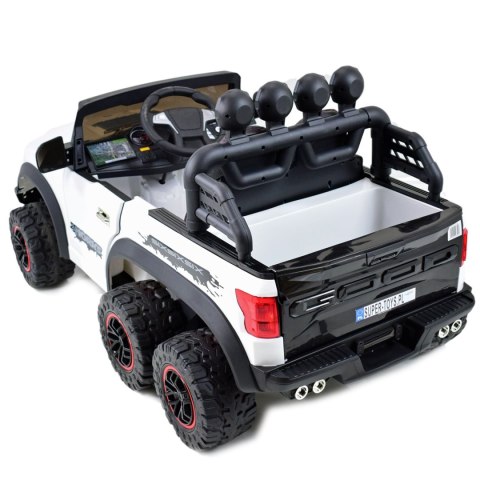 MEGA JEEP WORKS SIX 4X4, 2 X 12V MĘKKIE KOŁA, MIĘKKIE SIEDZENIE/JC003 MEGA JEEP WORKS SIX 4X4, 2 X 12V MĘKKIE KOŁA, MIĘKKIE SIEDZENIE/JC003