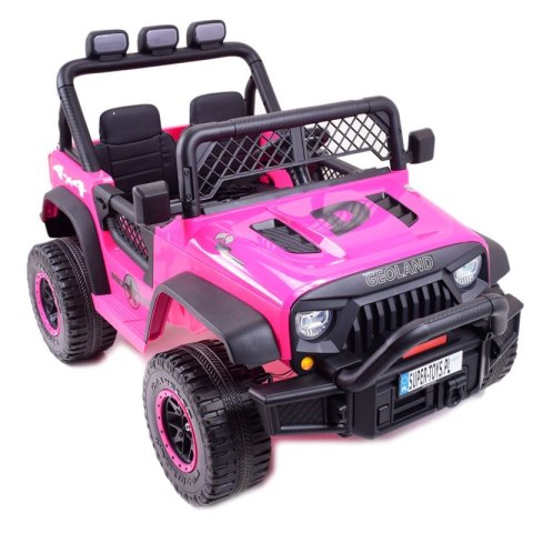 OLBRZYMI, SUPER MOCNY JEEP GEOLAND - 24V - 800 WAT, MIĘKKIE KOŁA, MIĘKKIE SIEDZENIE/BRD-2108