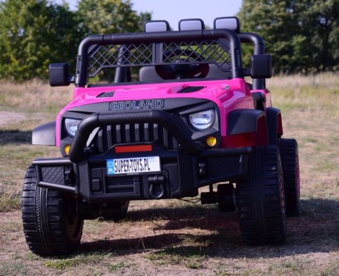 OLBRZYMI, SUPER MOCNY JEEP GEOLAND - 24V - 800 WAT, MIĘKKIE KOŁA, MIĘKKIE SIEDZENIE/BRD-2108