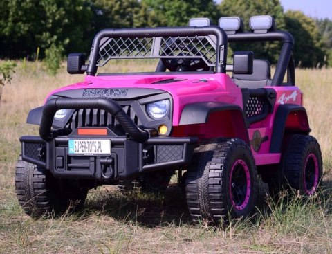 OLBRZYMI, SUPER MOCNY JEEP GEOLAND - 24V - 800 WAT, MIĘKKIE KOŁA, MIĘKKIE SIEDZENIE/BRD-2108