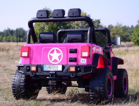 OLBRZYMI, SUPER MOCNY JEEP GEOLAND - 24V - 800 WAT, MIĘKKIE KOŁA, MIĘKKIE SIEDZENIE/BRD-2108