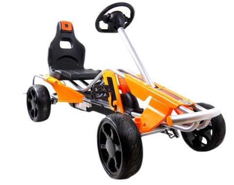 MEGA GOKART MIĘKKIE KOŁA EVA 5-12 lat, DO 60 KG/1503 NOWOŚĆ