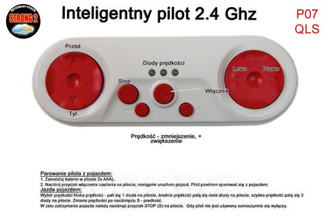 Pilot zdalnego sterowania w technologii 2.4 Ghz do pojazdów QLS-8588 i innych