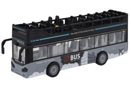 Autobus Miejski Piętrowy 1:16 Napęd Światła Dźwięki Czarny
