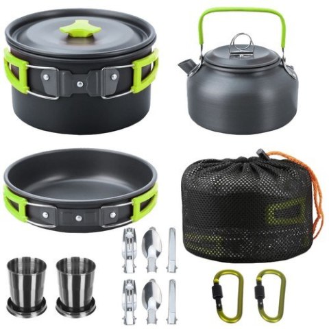 18w1 Naczynia turystyczne Trizand 18 el. czajnik garnek