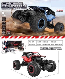 Crawler CROSS COUNTRY 1:14 R/C Czerwony