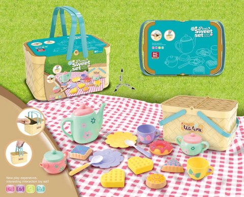 Zestaw Piknikowy z Koszykiem + Akcesoria produkty dla dzieci