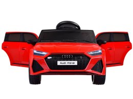 +Pilot +12V +SKÓRA +Koła EVA Auto na akumulator AUDI RS 6 dla dzieci