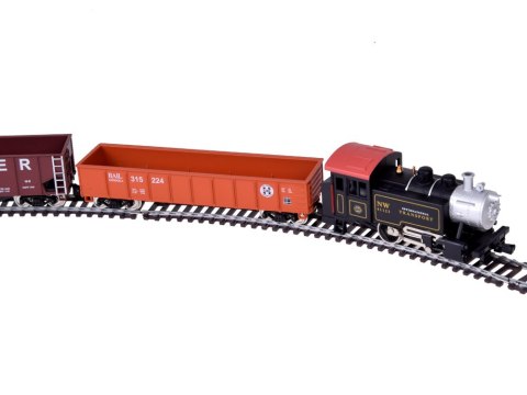 Kolejka elektryczna klasyczny parowóz z jednostką sterującą H0 1:87 Kolejka elektryczna klasyczny parowóz z jednostką sterującą H0 1:87