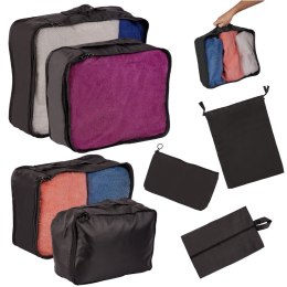 Organizery do walizki zestaw podróżny 7 torby kosmetyczka worek