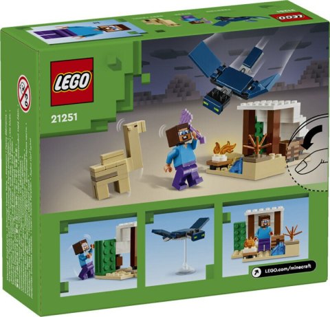 Klocki LEGO MINECRAFT Pustynna Wyprawa Stevea P4 21251