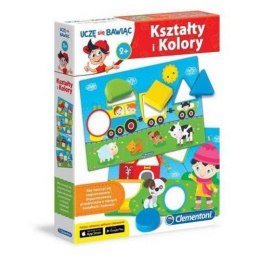 gra edukacyjna kształty i kolory clementoni 60917