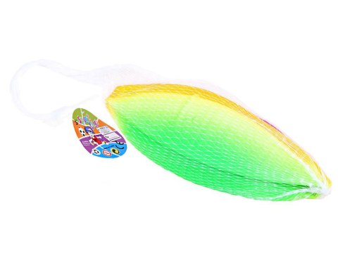 Gumowa kolorowa tęczowa lekka piłka do gry zabawy 9" 23cm dla dzieci