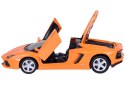 Auto metalowe model Lamborghini Aventador Roadster 1:32 interaktyw.