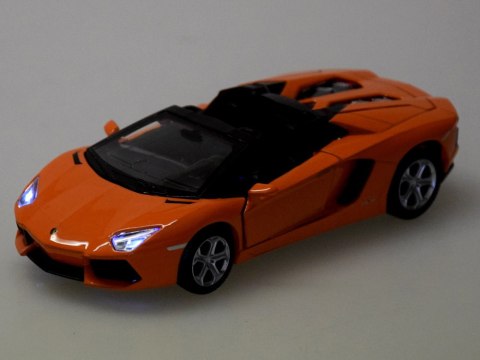 Auto metalowe model Lamborghini Aventador Roadster 1:32 interaktyw.