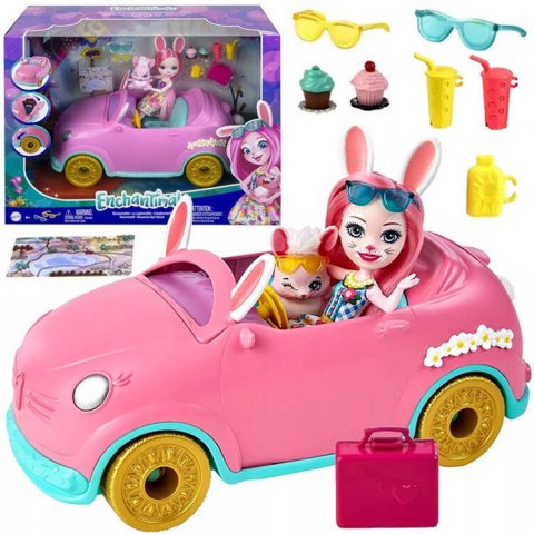 Enchantimals króliczkowóz lalka Bree Bunnymobile akcesoria autko