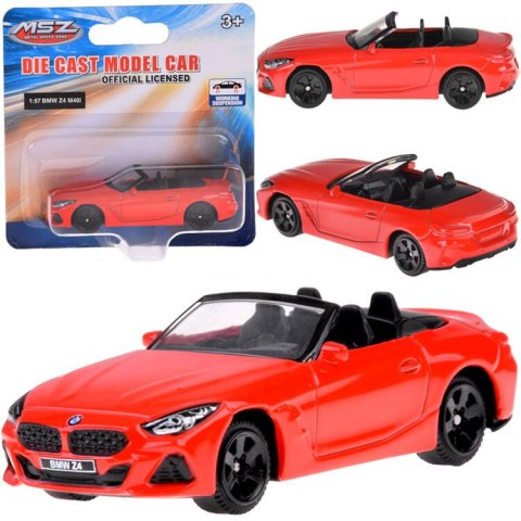 Metalowe autko licencjonowane BMW Z4 M40i 1:57 resorówka resorak