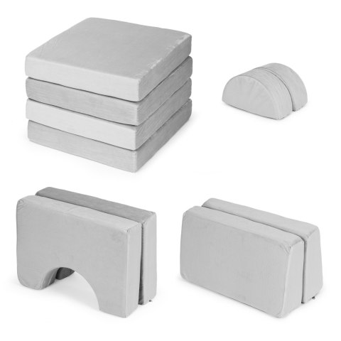 Sofa składana modułowa dla dzieci duża 2 osobowa DIY 8 miękkich poduch