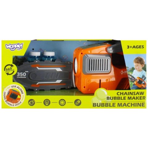 WOOPIE Pistolet do Robienia Baniek Mydlanych - Piła Łańcuchowa M-001 WOOPIE Pistolet do Robienia Baniek Mydlanych - Piła Łańcuchowa M-001