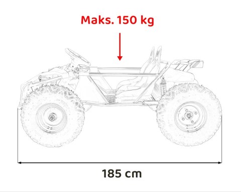 800W max 150KG 2osobowy 25km/h Auto buggy7 na akumulator GENERAL