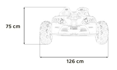 800W max 150KG 2osobowy 25km/h Auto buggy7 na akumulator GENERAL