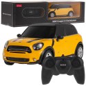 Auto samochód zdalnie sterowany  1:24 Mini Countryman Żółty RASTAR