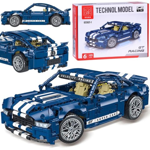 Klocki techniczne 1428-elementów auto wyścigowe GT RACING ZA5308