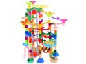 MARBLE Kolorowy MEGA tor kulkowy Kulodrom na baterie 236 elementów