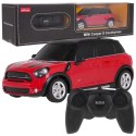 Auto samochód zdalnie sterowany  1:24 Mini Countryman Czerwony RASTAR