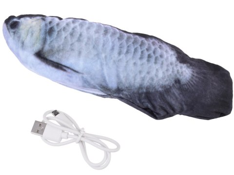 Ryba maskotka zabawka porusza ogonem USB ZA5353