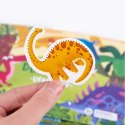 Książeczka Edukacyjna Dinozaury Puzzle Obrazki Rzep Alfabet Kształty