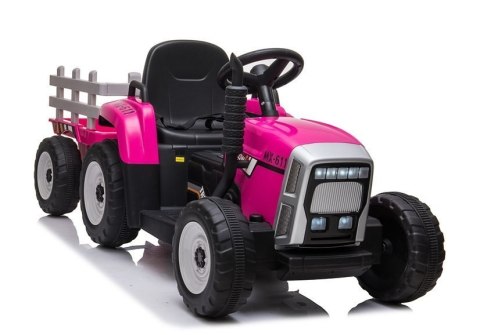 Traktor na Akumulator z Przyczepą XMX611 Różowy Traktor na Akumulator z Przyczepą XMX611 Różowy