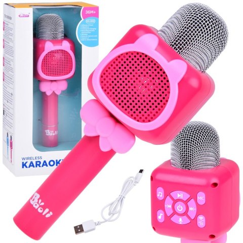 Bezprzewodowy Mikrofon dla dzieci KARAOKE nagrywanie Bluetooth