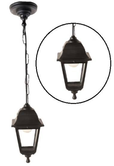 LAMPA OGRODOWA WISZĄCA IP44 LATARNIA ZEWNĘTRZNA