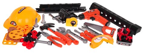 Warsztat z narzędziami Małego Majsterkowicza 90el. wiertarka klucze -