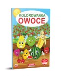 Kolorowanka Owoce